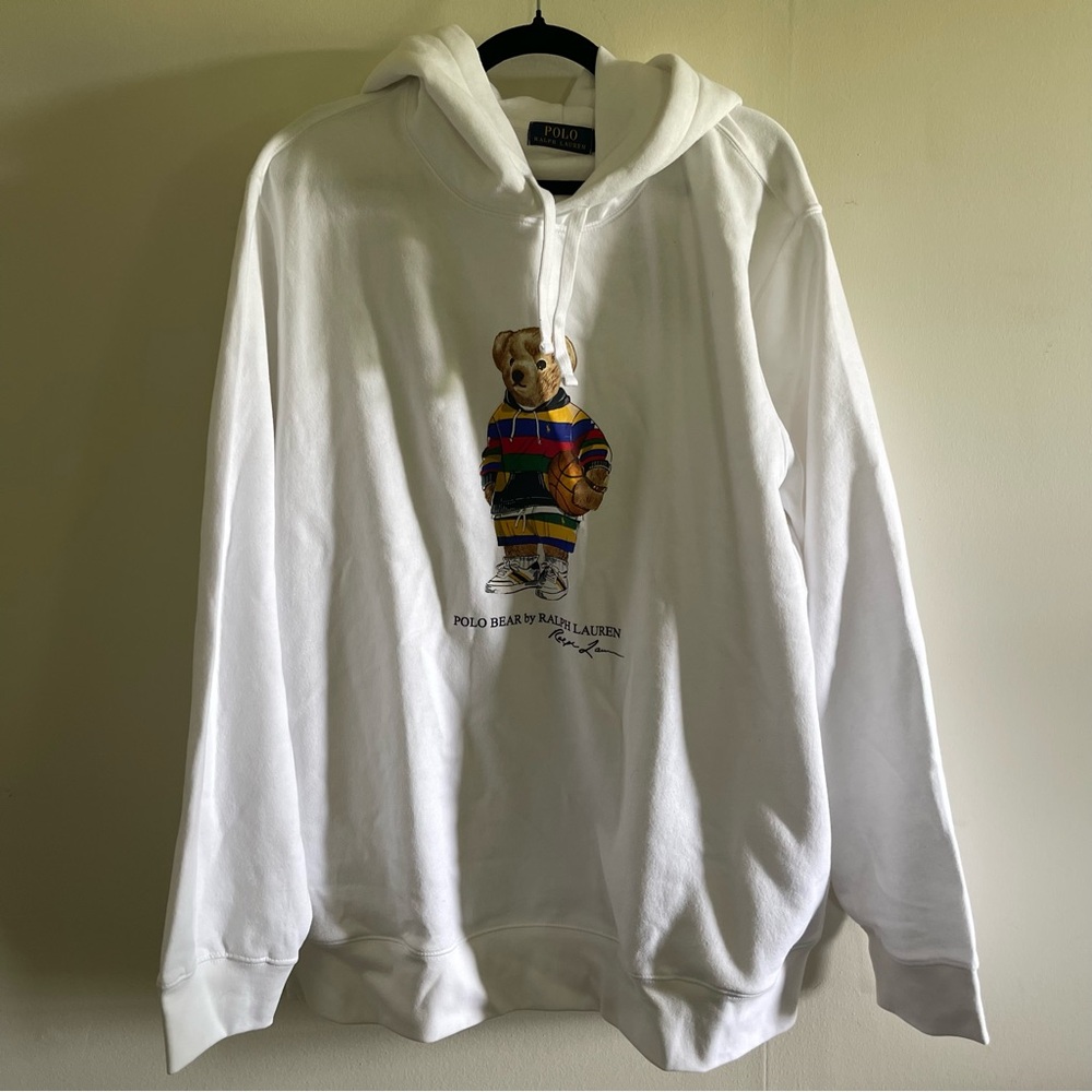 POLO RALOH LAUREN POLO BEAR HOODIE SIZE XXL
